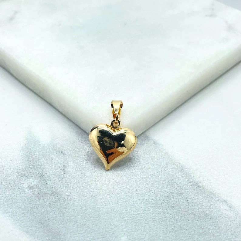 Puffed Heart Charm