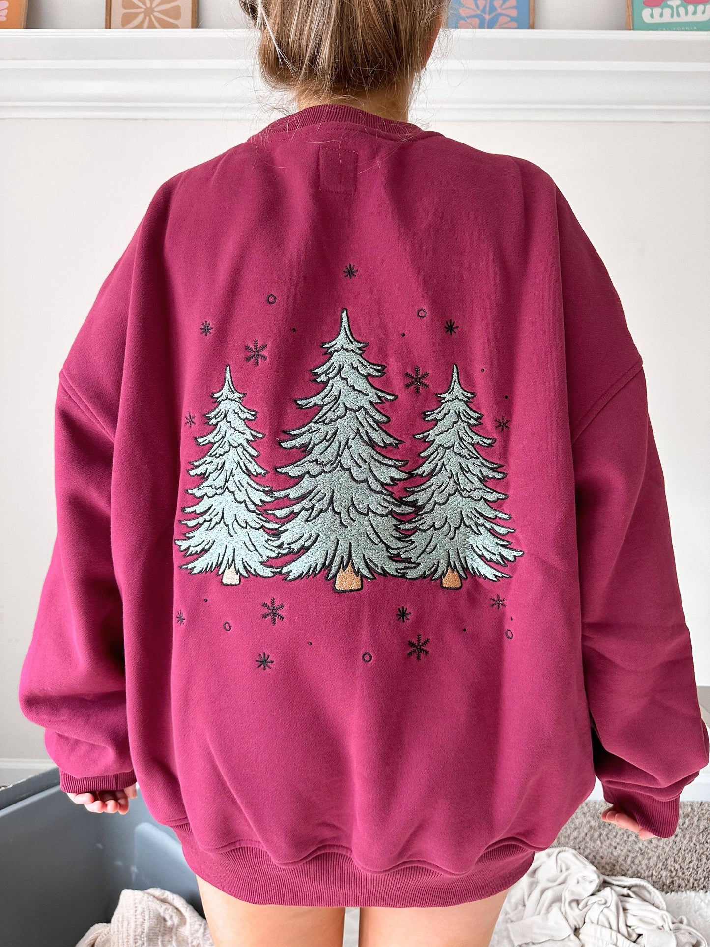 Evergreen Embroidered Sweatshirt