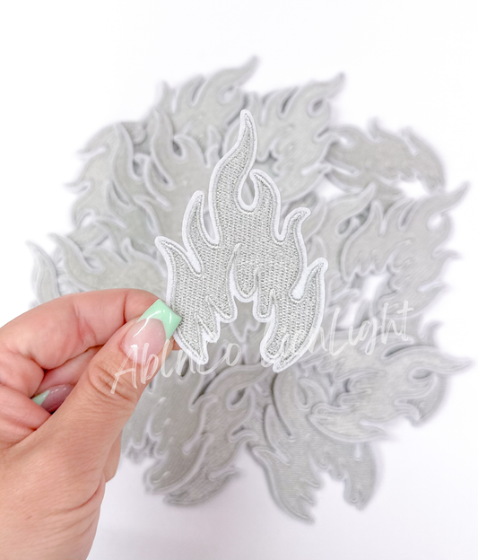 silver flame fire patch