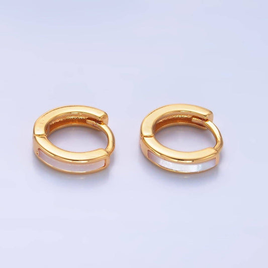 Gold Filled Pearl Cartilage Huggie Earrings