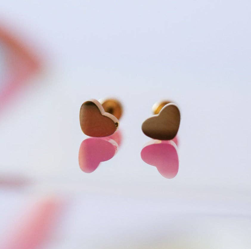 Tiny Classic Heart Flat Backs