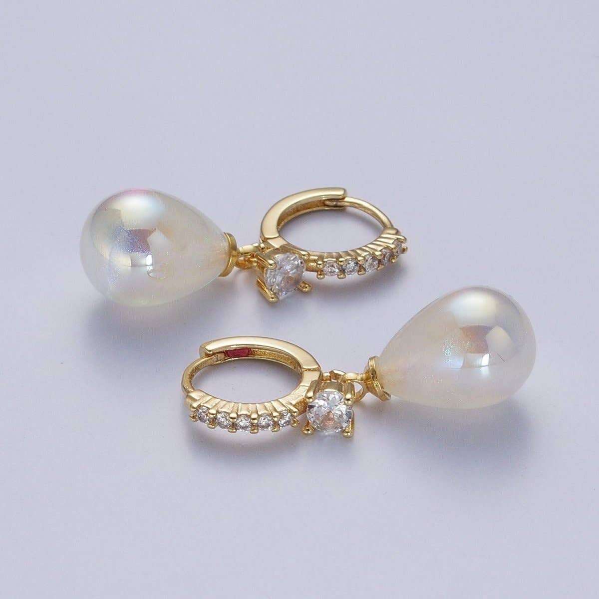 Pearl Drop Huggies