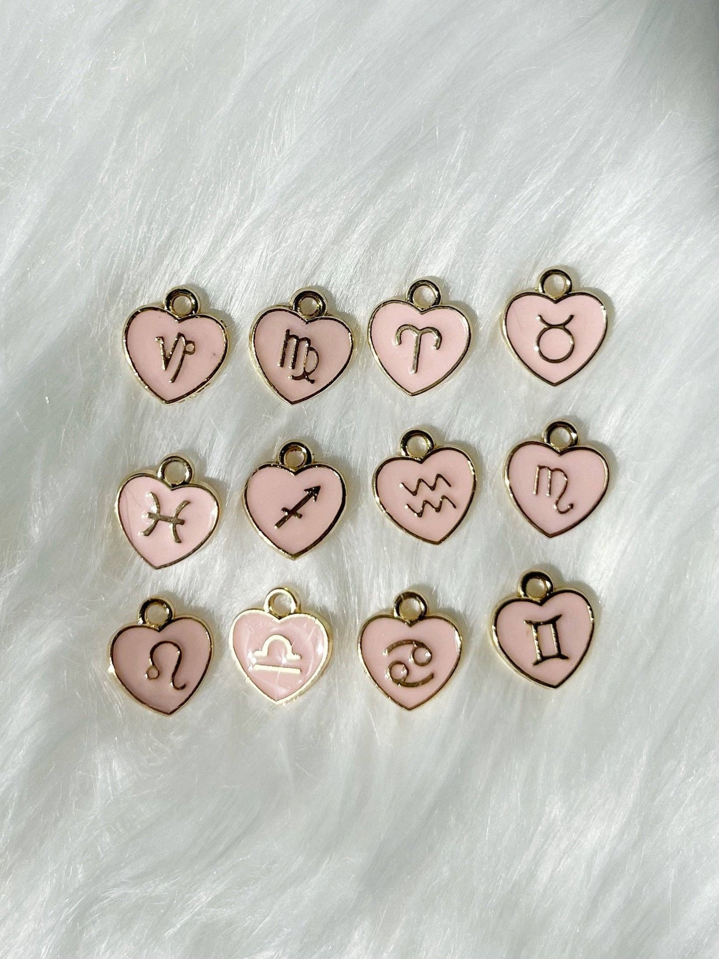 Pink Zodiac Charm