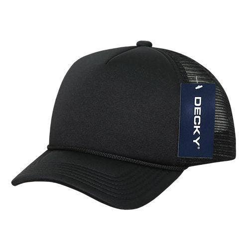 Youth Foam Trucker Hat Black