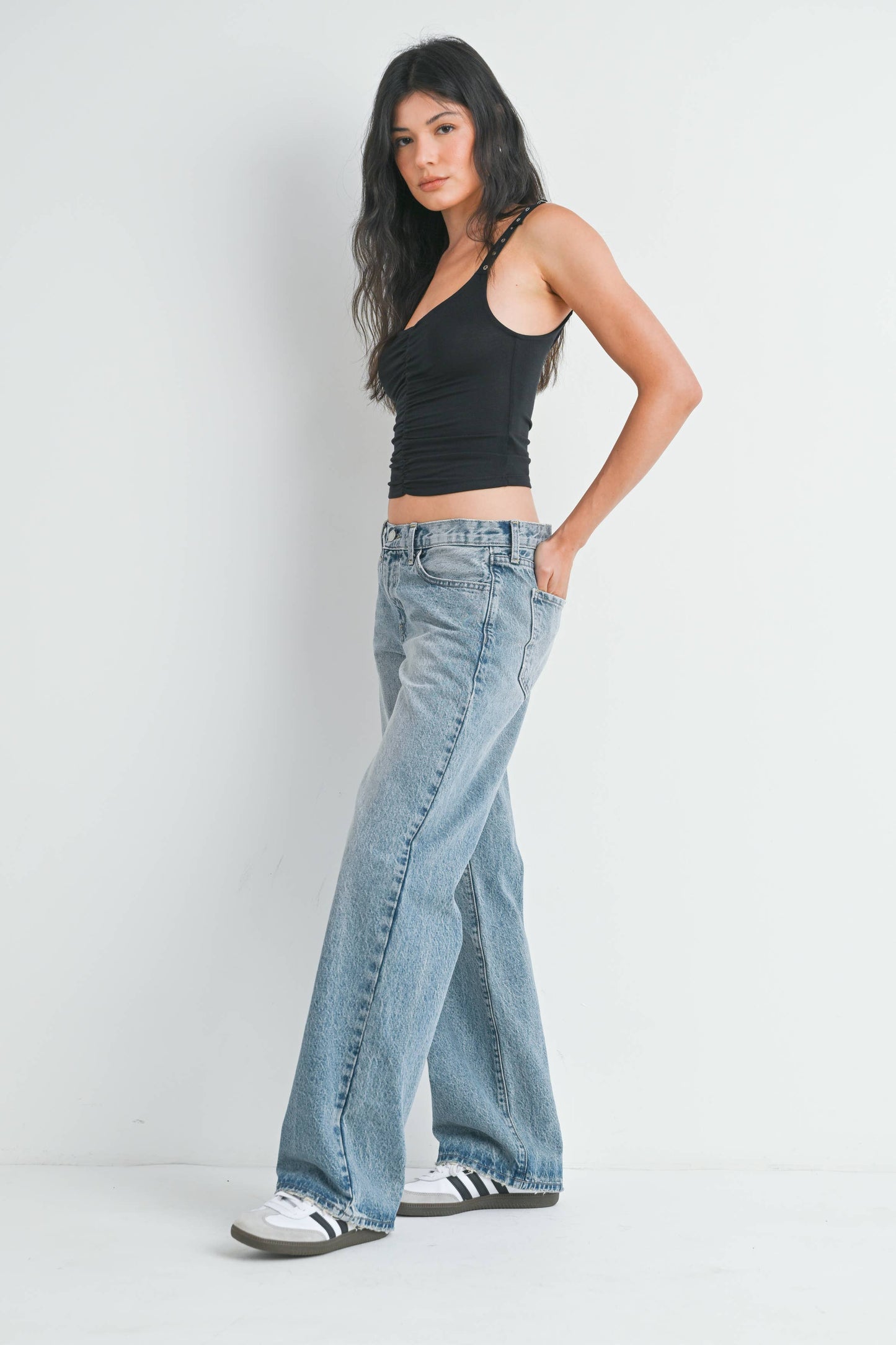 VINTAGE Low Rise Baggy Slouch Denim