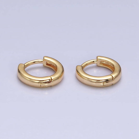 Gold Filled 10mm Huggies- Gold