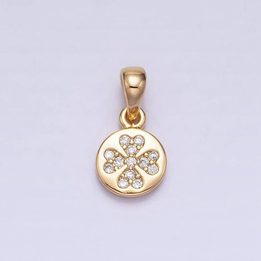 Gold Mini Clover Charm