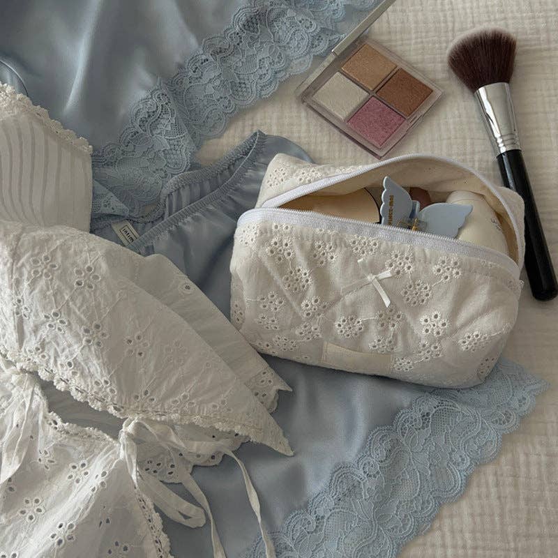 Sweet Blue Cosmetic Bag