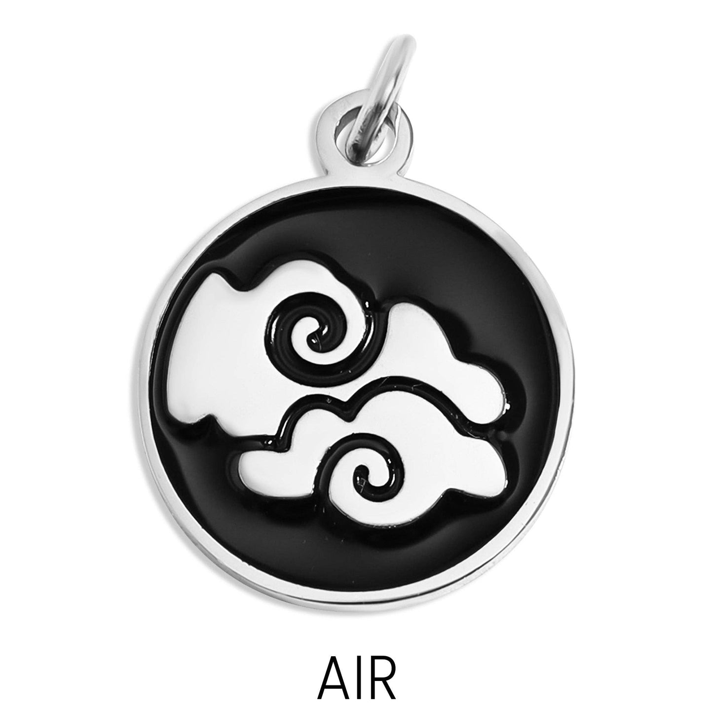 Earth, Fire, Water, & Air Element Charm- Gold