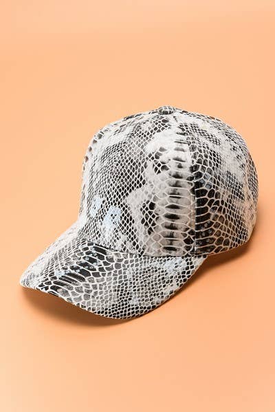 ANIMAL PRINT BASE BALL CAP Light