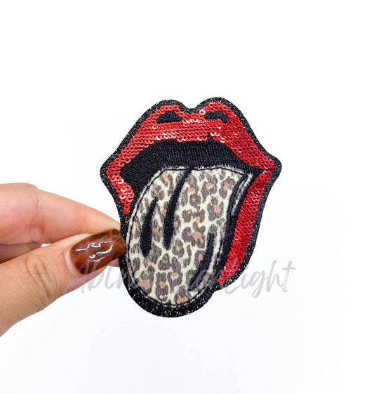 Cheetah Print Tongue Patch