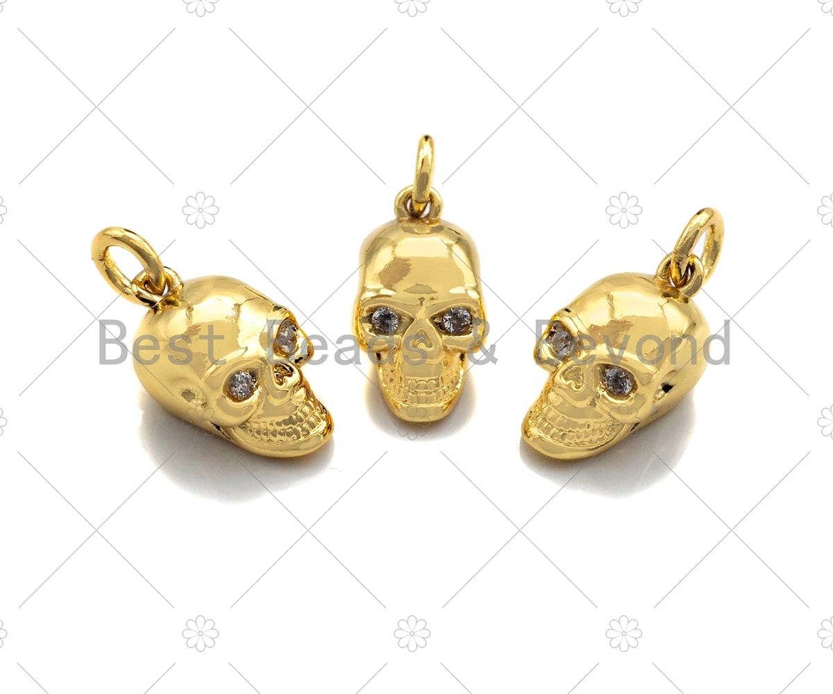 Dainty Skull Head Charm