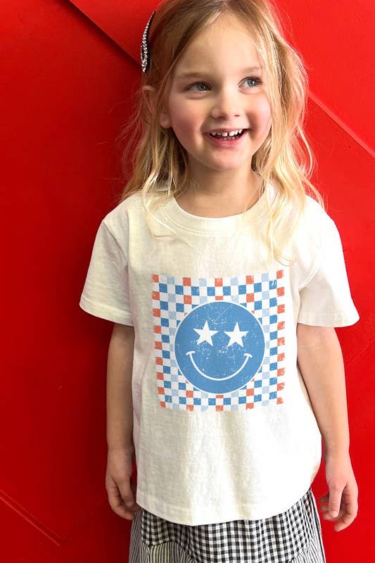 KIDS STAR SMILEY FACE TEE