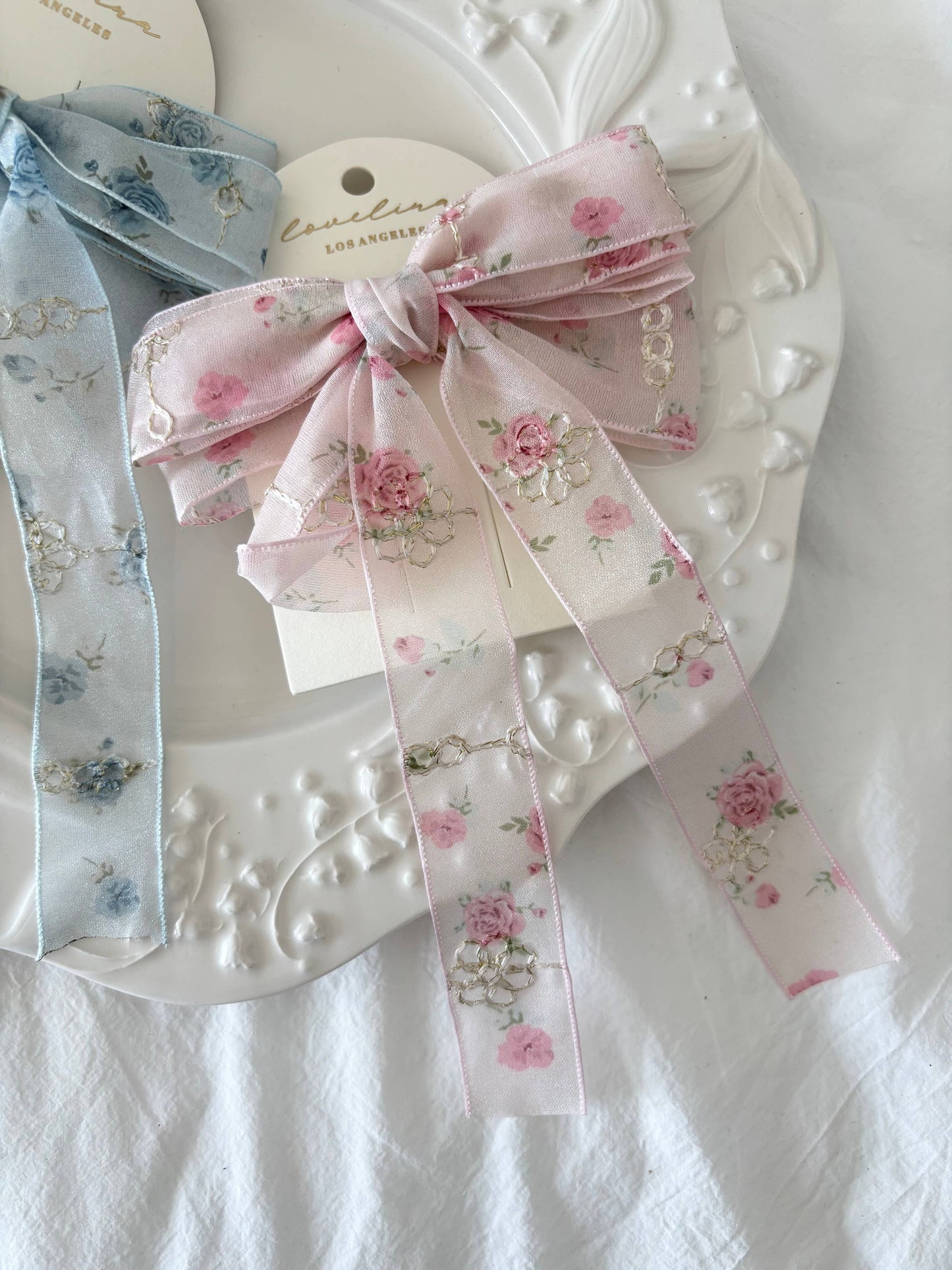 Lovely Lacey Bow Hair Clip