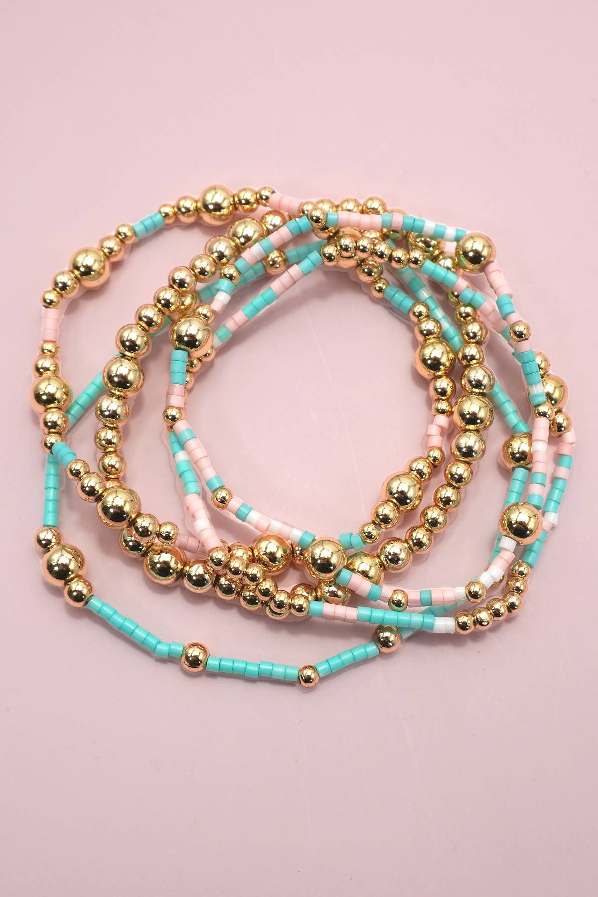 MULTI LAYER NATURAL STONE BRACELET