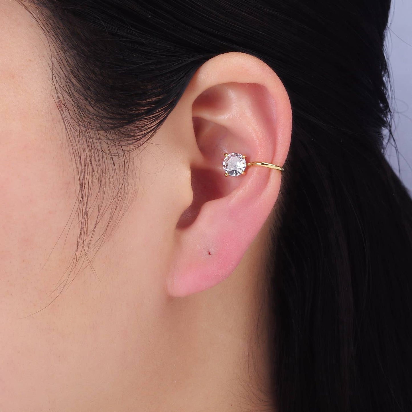 CZ Minimalist Ear Cuff