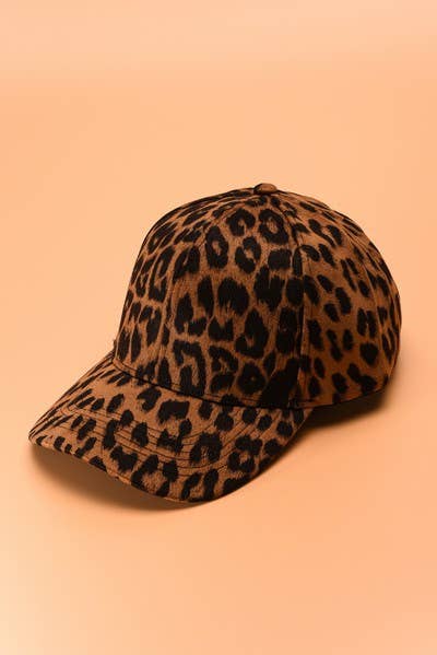 ANIMAL PRINT BASE BALL CAP Light