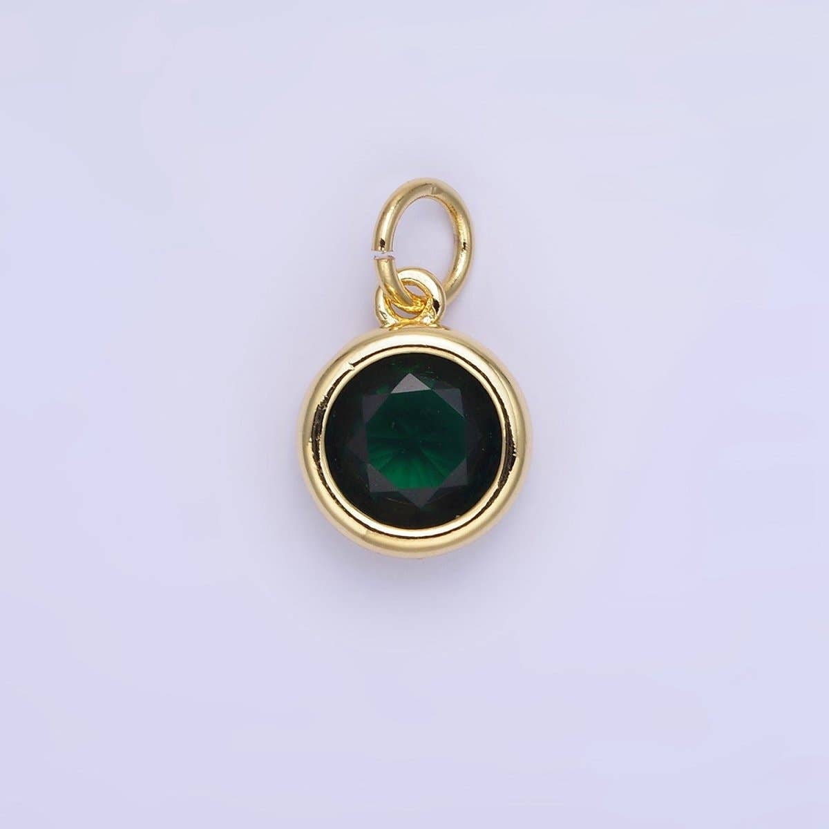 Birthstone Charm: Silver / Yellow