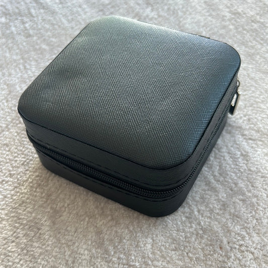 Mini Jewelry Travel Case/ Black