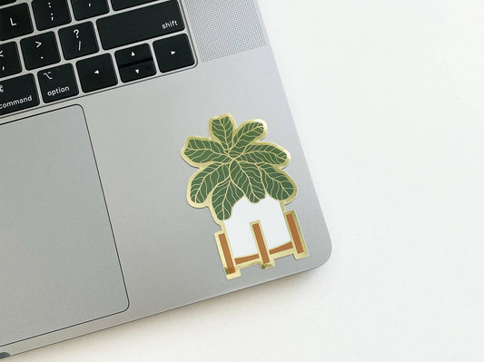 Fiddle Leaf Sticker