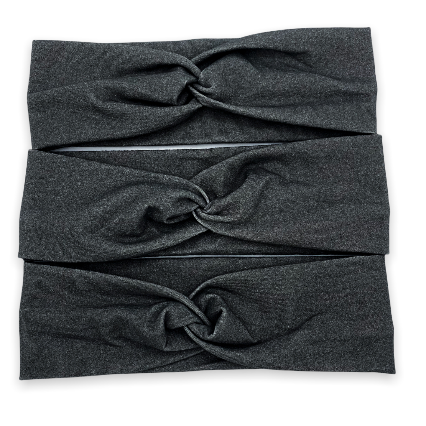 Solid Charcoal Grey Headband | Turban | Twisted