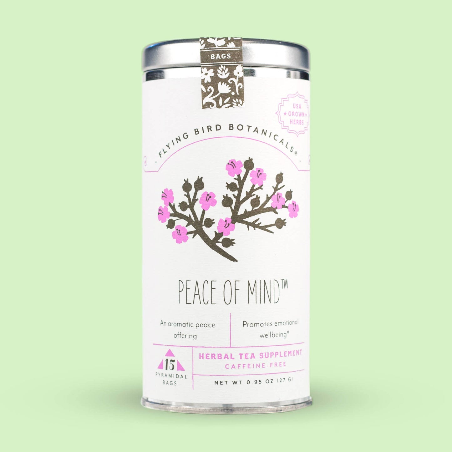 Peace of Mind – 15 Tea Bag Tin