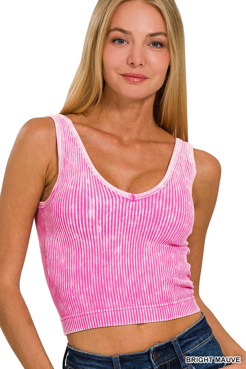 Cotton Candy Ribbed Tank