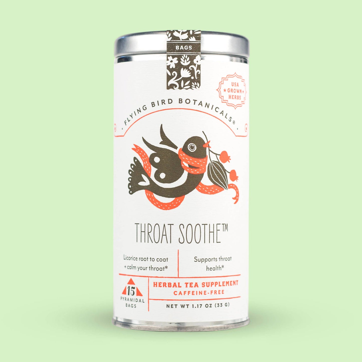 Throat Soothe – 15 Tea Bag Tin