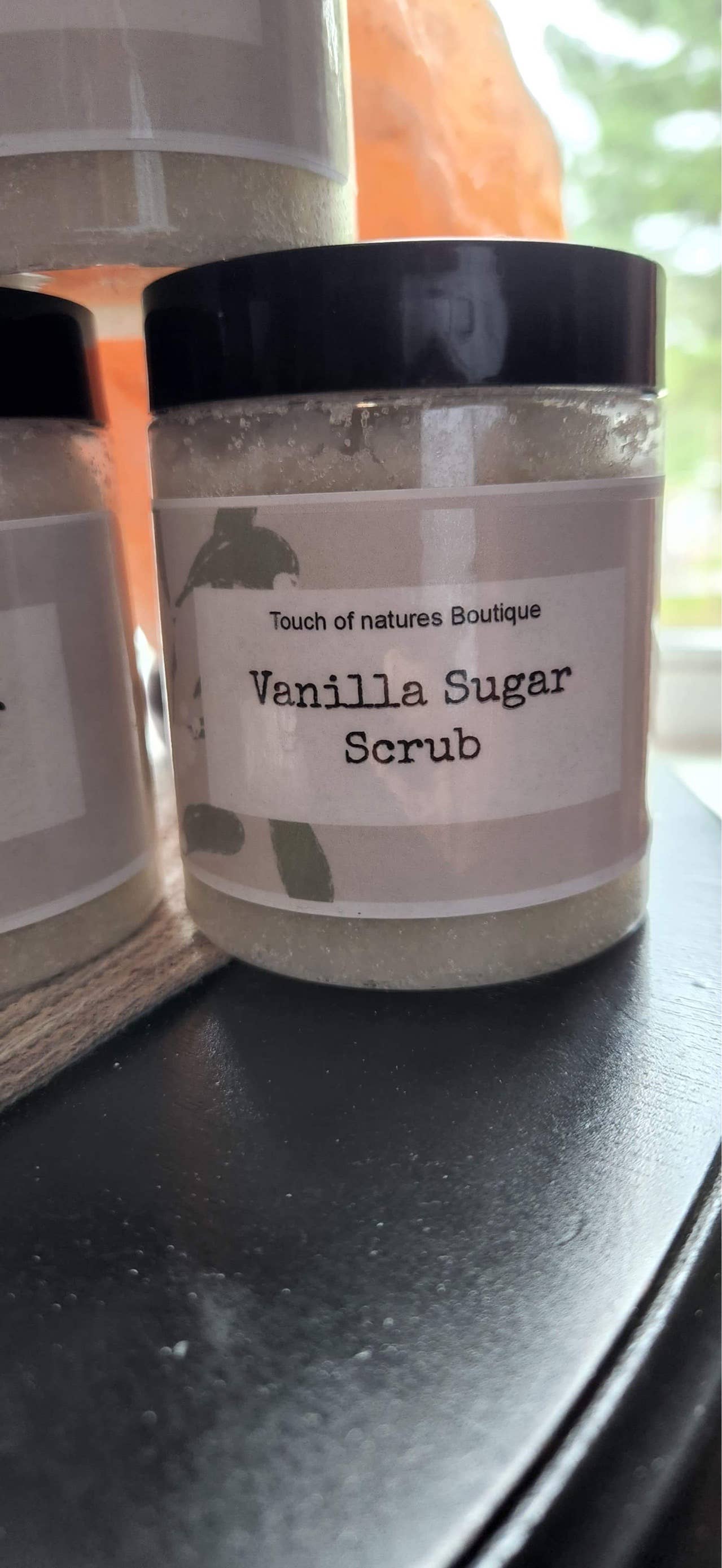 Natural Vanilla Sugar Scrub 8oz